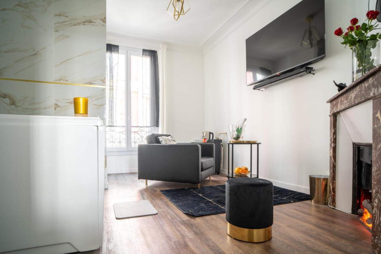 Suite L'éclipse Paris, logement avec jacuzzi, à 10 minutes des Champs Elysées Levallois-Perret Exterior foto